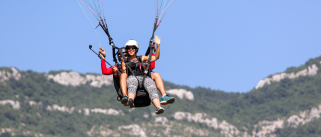 paragliding in montenegro